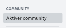 Discord Community activate Community